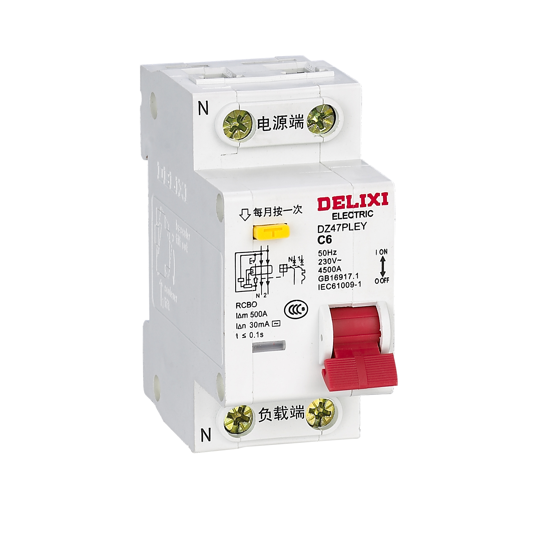 dz47pley漏电保护断路器